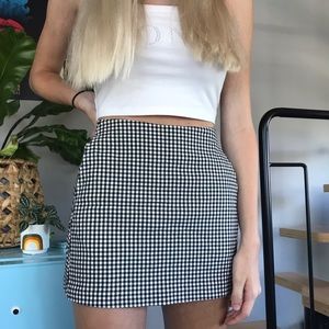 urban outfitters gingham style skirt